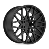 TSW TSW Cast Vale 20" 5x120 Double Black - Matte Black W/ Gloss Black Face