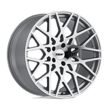 TSW 18X9.5 et20 / 5X120 / cb76.1 TSW Cast Vale 18" 5x120 Silver W/ Mirror Cut Face 1895VLE205120S76