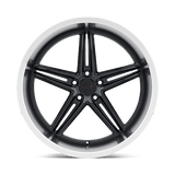 TSW 18X9.5 et39 / 5X120 / cb76.1 TSW Cast Variante 18" 5x120 Gloss Black W/ Machined Lip 1895VRT395120B76