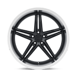 TSW 20X10.0 et40 / 5X120 / cb76.1 TSW Cast Variante 20" 5x120 Gloss Black W/ Machined Lip 2010VRT405120B76