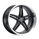 TSW 18X9.5 et39 / 5X120 / cb76.1 TSW Cast Variante 18" 5x120 Gloss Black W/ Machined Lip 1895VRT395120B76