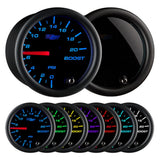 GlowShift Gauges Tinted 7 Color 20 PSI Boost Gauge | GS-T701_20