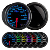 GlowShift Gauges Tinted 7 Color Air Pressure Gauge | GS-T713