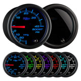 GlowShift Gauges Tinted 7 Color 45 PSI Boost / Vacuum Gauge | GS-T701_45