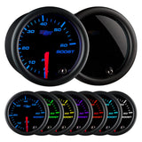 GlowShift Gauges Tinted 7 Color 60 PSI Boost Gauge | GS-T701_60