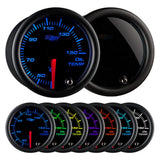 GlowShift Gauges Tinted 7 Color Celsius Oil Temperature Gauge | GS-T707-C