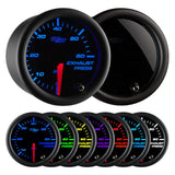 GlowShift Gauges Tinted 7 Color 60 PSI Exhaust Pressure Gauge | GS-T723_60