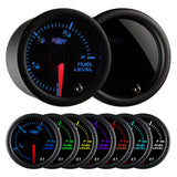 GlowShift Gauges Tinted 7 Color Fuel Level Gauge | GS-T715