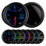 GlowShift Gauges GlowShift Gauges Tinted 7 Color 30 PSI Fuel Pressure Gauge GS-T711-30