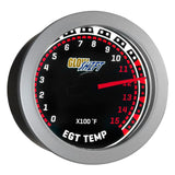 GlowShift Gauges Tinted 1500° F Exhaust Gas Temperature Gauge | GS-T08-1500