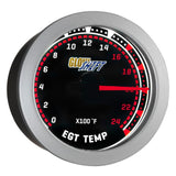 GlowShift Gauges Tinted 2400° F Exhaust Gas Temperature Gauge | GS-T08