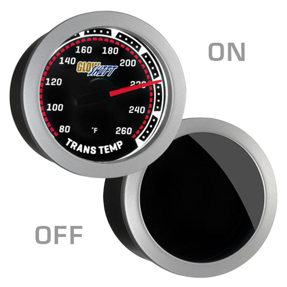 GlowShift Gauges Tinted Transmission Temperature Gauge GST12 UroTuning