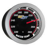 GlowShift Gauges Tinted Water Temperature Gauge | GS-T06
