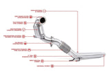 Unitronic Unitronic 3" Downpipe for 1.4TSI EA211 Gen2 UH035-EXA