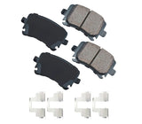 Akebono Brake Pads (Rear) - VW/Audi / Mk6 Golf R / Mk2 TT & TTS 2.0 / 3.2 / B7 A4 / A6 / S4 | EUR1348A