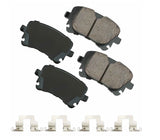 Akebono Brake Pads (Rear) - Audi / A6 / S6 / C6 | 4F0698451F
