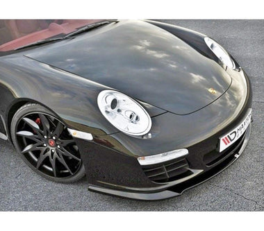 Maxton Design Gloss Black Maxton Design Front Splitter Porsche 911 Carrera 997.2 Facelift Model PO-911-997F-FD1G+FD1RG