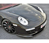 Maxton Design Gloss Black Maxton Design Front Splitter Porsche 911 Carrera 997.2 Facelift Model PO-911-997F-FD1G+FD1RG