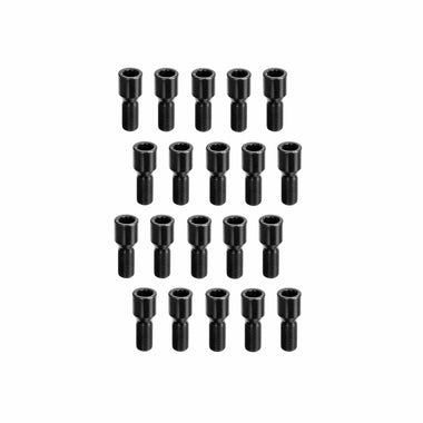 UroTuning Kits Lug Bolt Tuner Allen Style Cone Seat 14x1.5 - Set of 20 (Black)
