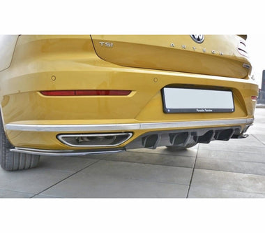 Maxton Design Gloss Black Maxton Design Rear Valance VW Arteon VW-AR-1-RLINE-RS1G