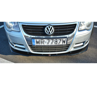 Maxton Design Gloss Black Maxton Design Front Splitter V.1 VW EOS VW-EOS-1-FD1G