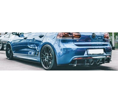 Maxton Design Rear Side Splitters VW Mk6 Golf-R (CNC) | VW-GO-6-R-CNC+RSD2