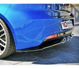 Maxton Design Gloss Black Maxton Design Rear Side Splitters VW Mk6 Golf-R VW-GO-6-R-RSD1G