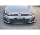 Maxton Design Gloss Black Maxton Design Gloss Black Front Splitter V2 | Volkswagen Mk7 GTI VW-GO-7-GTI-FD2G