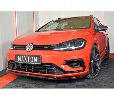 Maxton Design Gloss Black Maxton Design Front Splitter V.6 VW Mk7.5 Golf R VW-GO-7F-R-FD6G