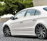Maxton Design Gloss Black Maxton Design Side Skirts Diffusers VW Passat CC R36 R-Line (Preface) VW-PA-CC-R-LINE-SD1G