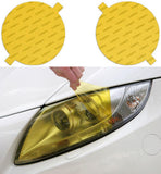 Lamin-X Yellow Lamin-X VW 5" Rounds (85-92) EURO Headlight Covers VW008Y