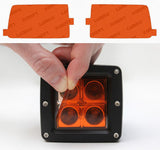 Lamin-X Amber Lamin-X VW Golf, GTI, Jetta (85-92) Fog Light Covers VW109A