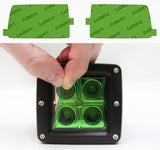 Lamin-X Green Lamin-X VW Golf, GTI, Jetta (85-92) Fog Light Covers VW109GR