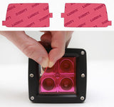 Lamin-X Pink Lamin-X VW Golf, GTI, Jetta (85-92) Fog Light Covers VW109P