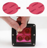 Lamin-X Pink Lamin-X VW Phaeton (04-06) Fog Light Covers VW112P