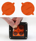 Lamin-X Amber Lamin-X VW Beetle (06-10) Fog Light Covers VW120A