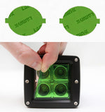 Lamin-X Green Lamin-X VW Touareg (08-10) Fog Light Covers VW122GR