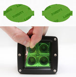 Lamin-X Green Lamin-X VW Eos (12-16) Fog Light Covers VW134GR