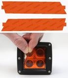 Lamin-X Amber Lamin-X VW Golf (15-17) Fog Light Covers VW138A