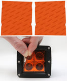 Lamin-X Amber Lamin-X VW Glass Lens Cover Fog Light Covers VW146A
