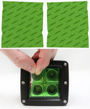 Lamin-X Green Lamin-X VW Glass Lens Cover Fog Light Covers VW146GR