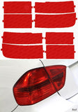 Lamin-X Red Lamin-X VW Jetta (93-99) Tail Light Covers VW203R