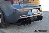 Volkswagen MK6 Golf R Rear Diffuser V1 | 2012-2013