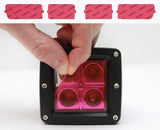 Lamin-X Pink Lamin-X VW Corrado (90-94) Fog Light Covers & Turn Signal Covers VW505P