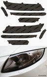 Lamin-X Gunsmoke Lamin-X VW Tiguan (Chrome) (18-21) Headlight Covers VW550G