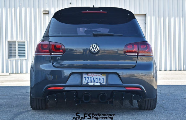 FSPEVW022R-PH | Volkswagen MK6 Golf R Rear Diffuser V1 | 2012-2013 ...