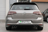 Armytrix ARMYTRIX Stainless Steel Valvetronic Catback Exhaust System Quad Blue Coated Tips Volkswagen Golf R MK7.5 17+ AT-VW7R2-QS38B