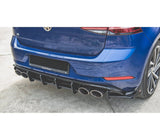 Maxton Design Black Maxton Design Racing Durability Rear Diffuser VW Mk7.5 Golf-R VWGO7FRCNC-RS2B