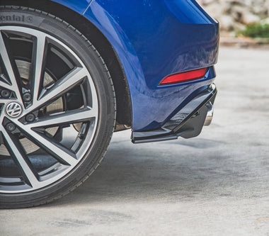 Maxton Design Black Maxton Design Racing Durability Rear Side Splitters VW Mk7.5 Golf-R VWGO7FRCNC-RSD1B
