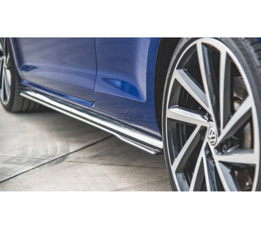 Maxton Design Black Maxton Design Racing Durability Side Skirts Diffusers VW Mk7.5 Golf-R VWGO7FRCNC-SD2B